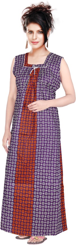 sleeveless nighty flipkart