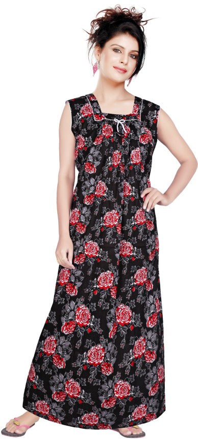 sleeveless nighty flipkart