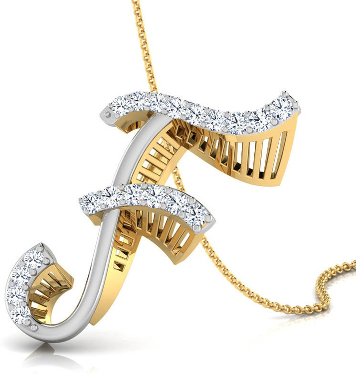 CaratLane Zane Alphabet F 18kt Diamond 