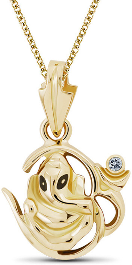 CaratLane Ganesha Diamond Yellow Gold 