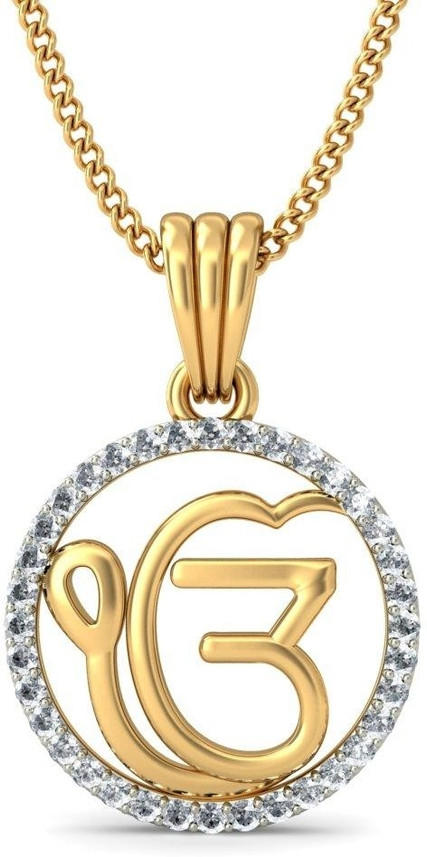 BLUESTONE The Ek Onkar 14kt Diamond 