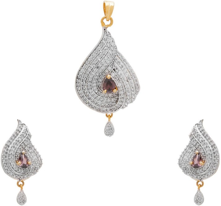 american diamond necklace flipkart