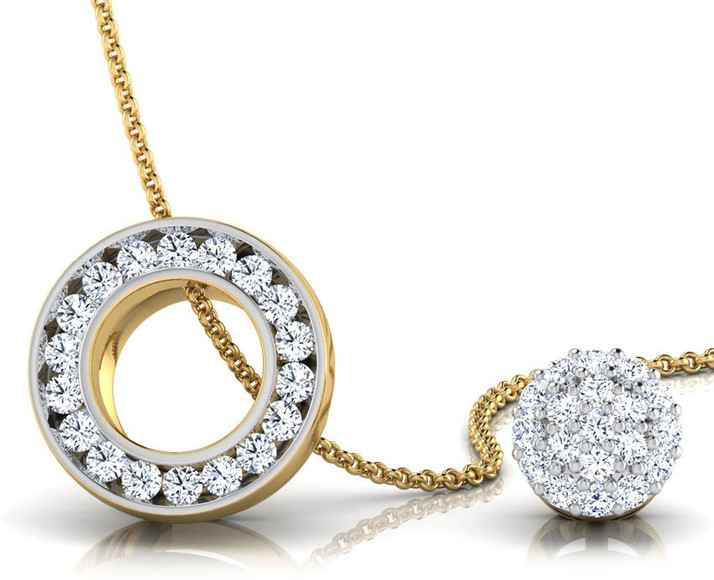 18kt Diamond Yellow Gold Pendant 