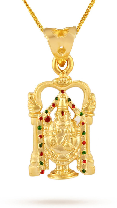 TBZ TheOriginal Lord Balaji 22kt Yellow 