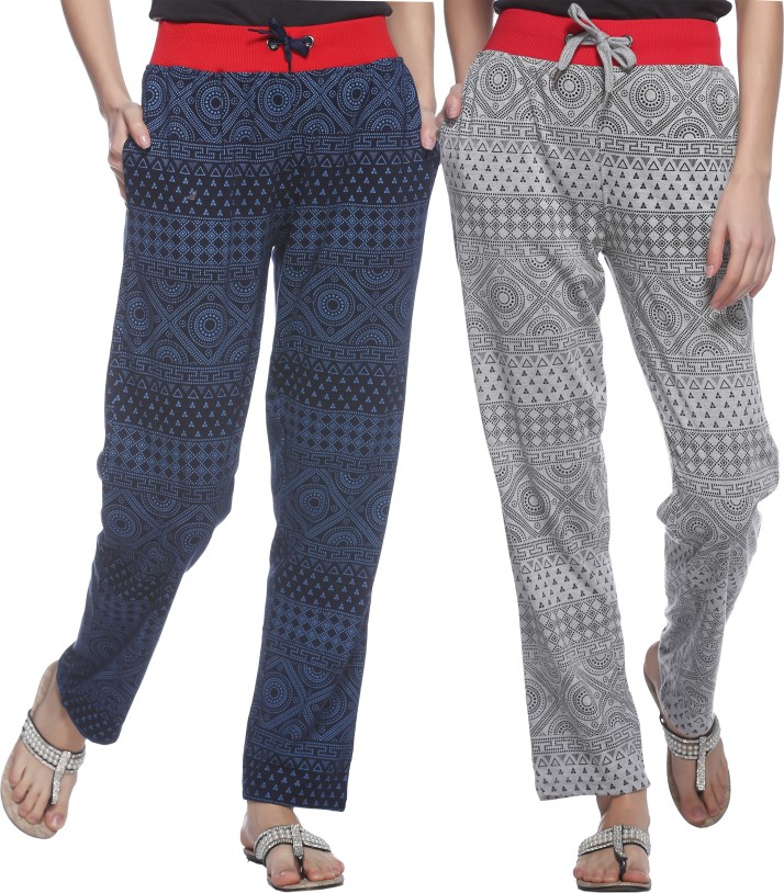 printed track pants for womens