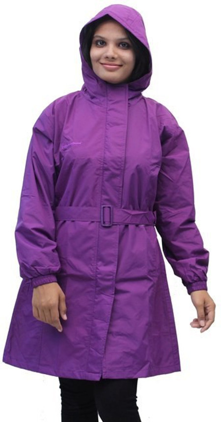 purple raincoat womens