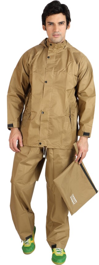 khaki raincoat men