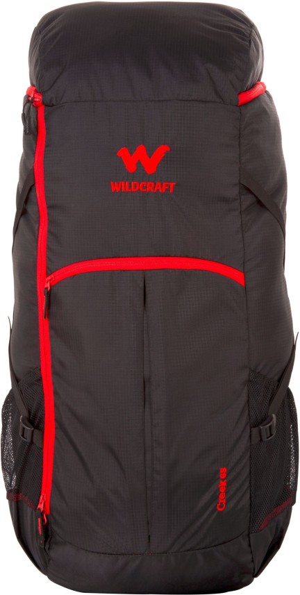 wildcraft 60 ltrs black rucksack