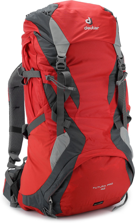 Deuter Futura Pro 42 Rucksack Red, Grey 