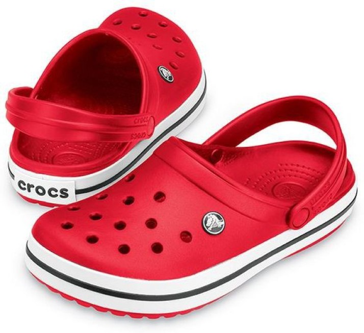 crocs red men