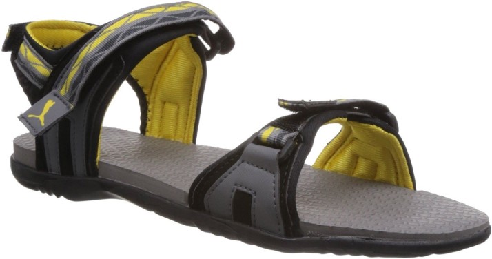 puma mens yellow sandals