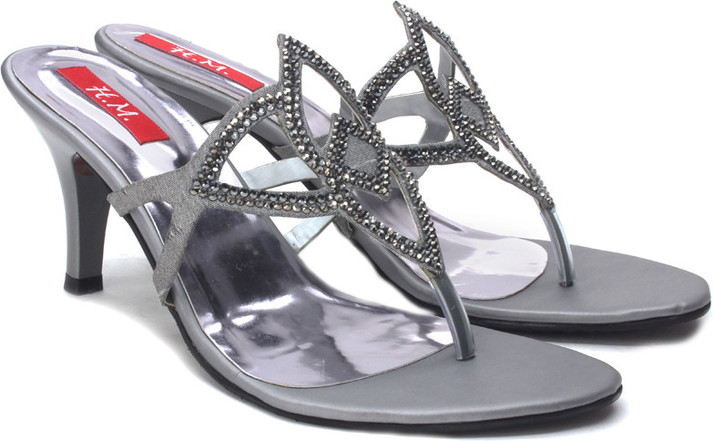 gunmetal grey heels