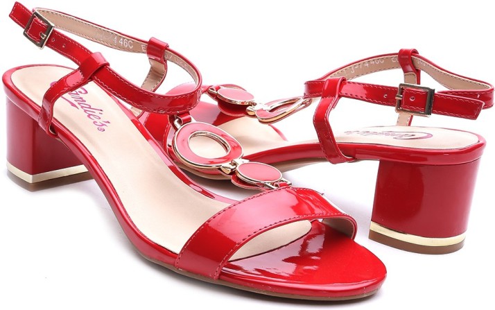 Candies Women Red Heels - Buy Red Color 