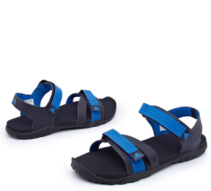 navy blue adidas sandals