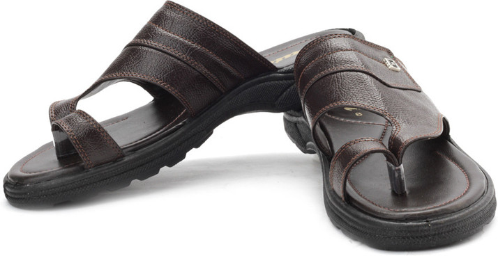 bata men's leather chappals