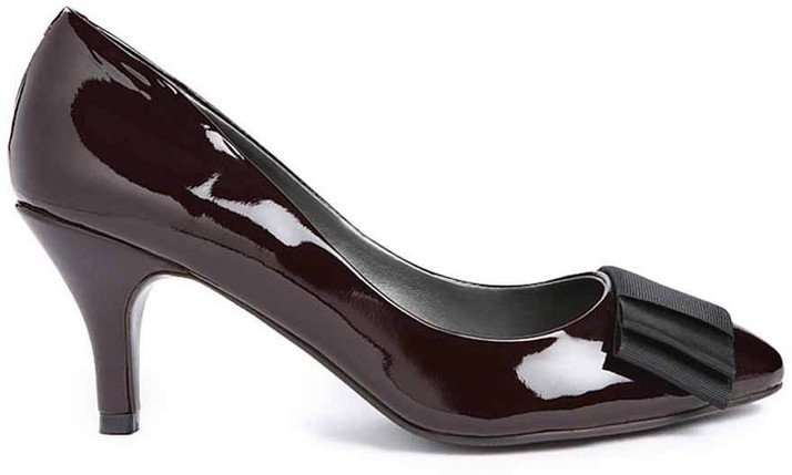wine colour heels