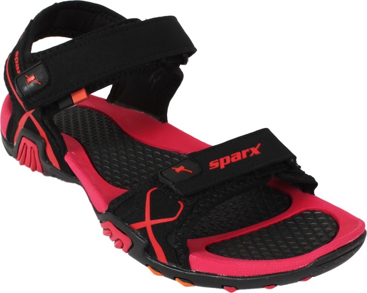 Sparx Men Black, Red Sandals - Buy 