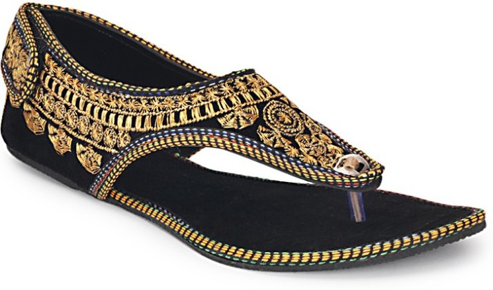 Paduki Ethnic Footwear Women Black 