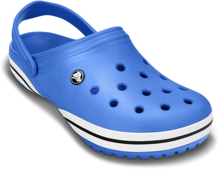 crocs men blue clogs