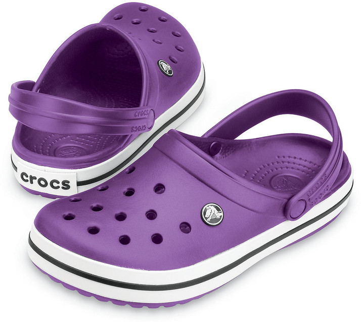 purple crocs for men