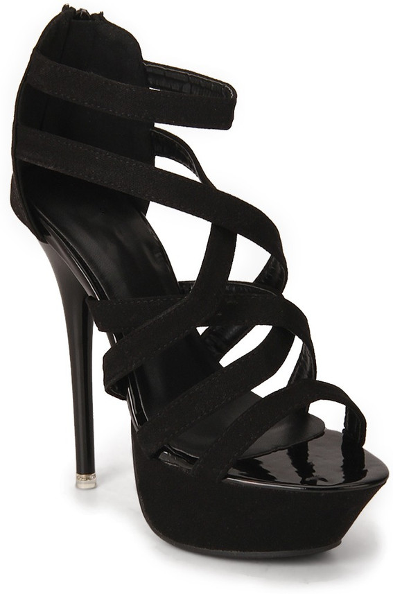 Klaur Melbourne Women Black Heels - Buy 