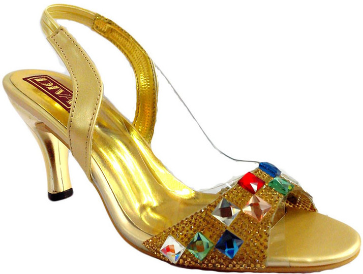 DIVA Multi Stone Studded Women Gold 