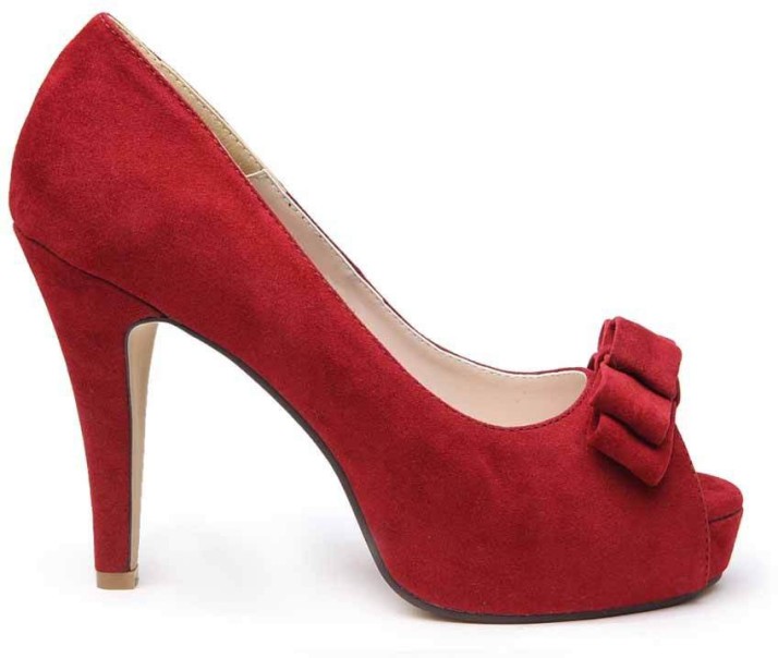 burgundy heels online