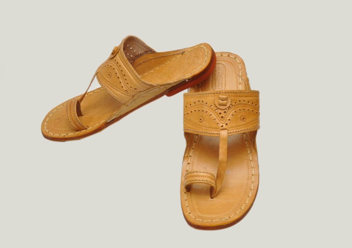 Kolhapuri Chappal Men Tan Sandals - Buy 