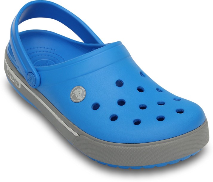 mens light blue crocs