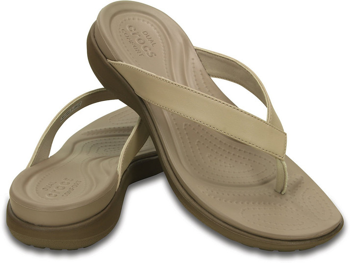 crocs beige sandals