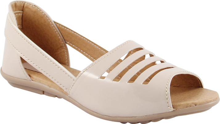 cute beige flats