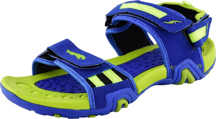 Neksun Men Blue, Green Sandals - Buy 