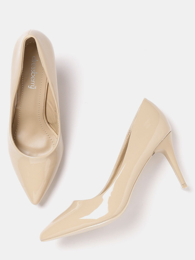 Dressberry Women Beige Heels - Buy 
