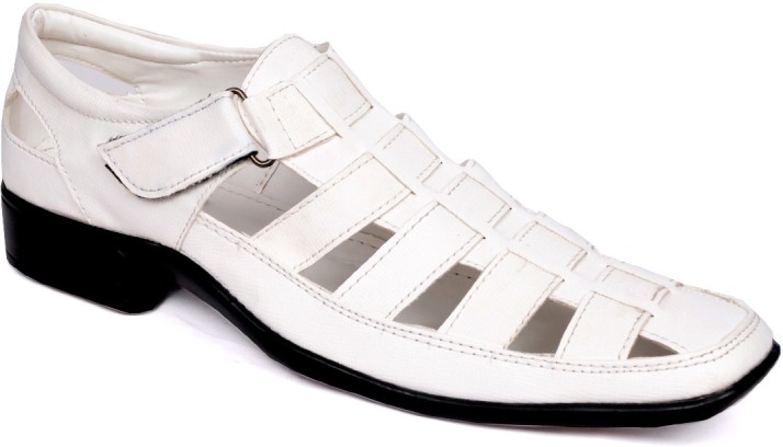 white color sandals for mens