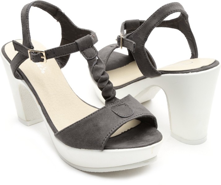 charcoal gray heels