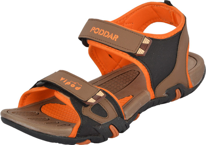 sandals orange color