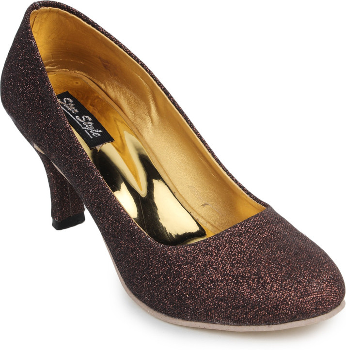 copper color heels
