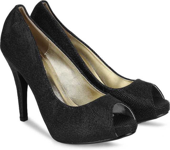 tresmode black heels