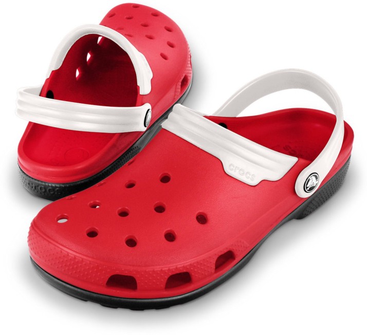 crocs for men red