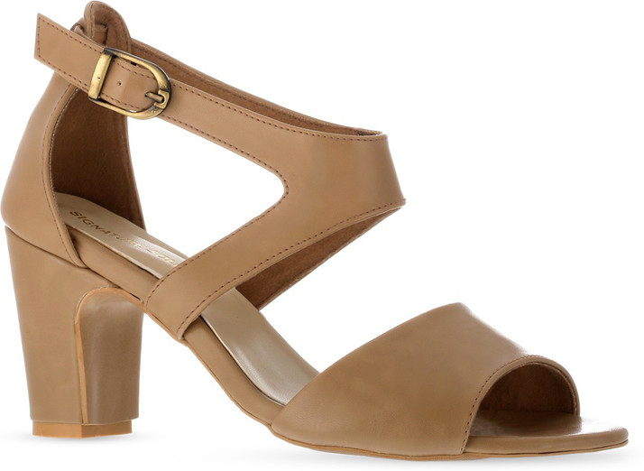 brown colour heels