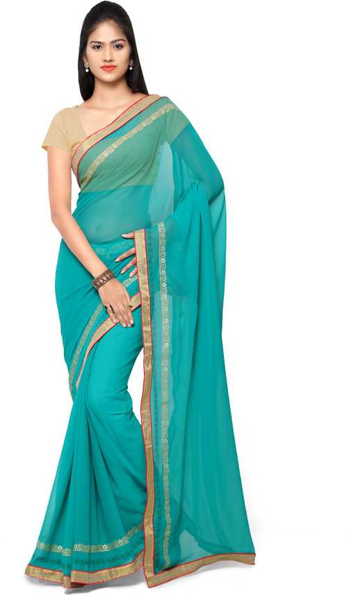 Buy Patiala House Self Design Fashion Georgette Multicolor Sarees Online Best Price In India Flipkart Com Buy sarees online shopping at attractive prices. flipkart