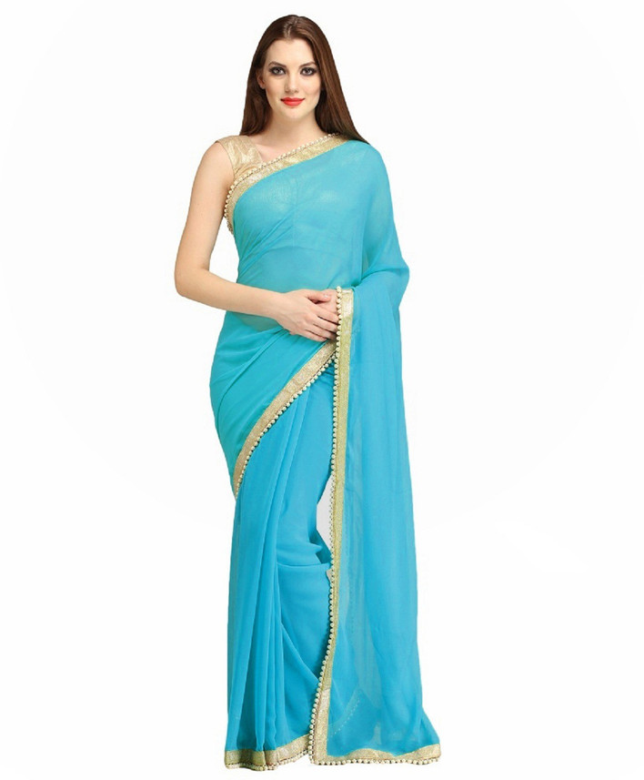 light blue sarees
