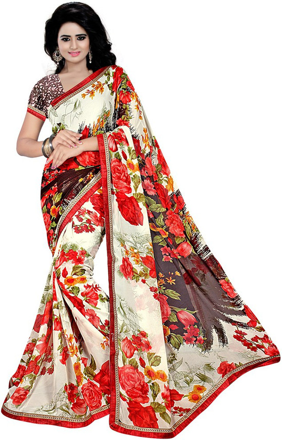 flipkart chiffon party wear sarees