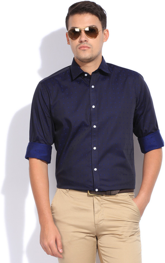van heusen polka dot shirt