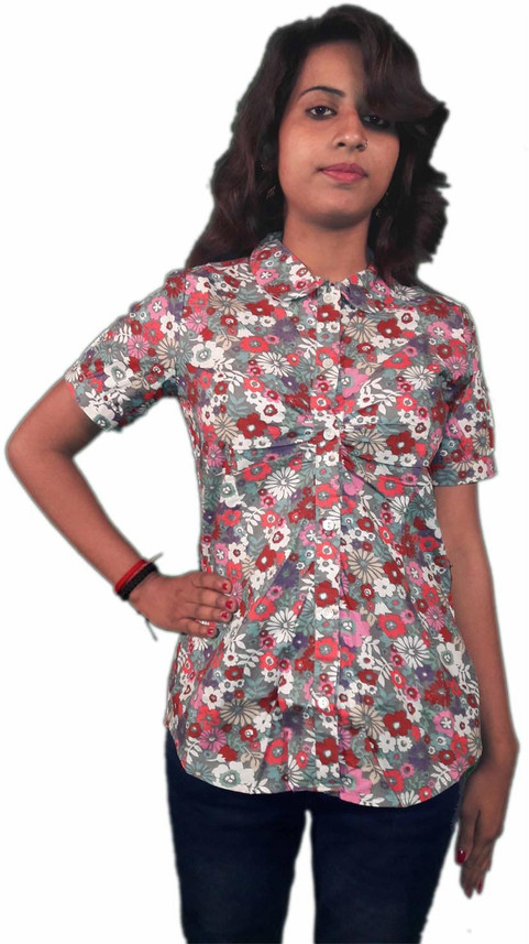 floral print shirts womens online india