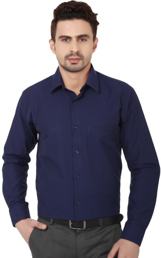 deep blue shirt mens