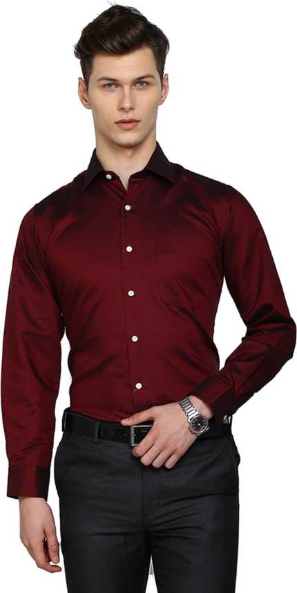 Arrow Men Solid Casual Red Shirt Buy Red Arrow Men Solid Casual Red Shirt Online At Best Prices In India Flipkart Com