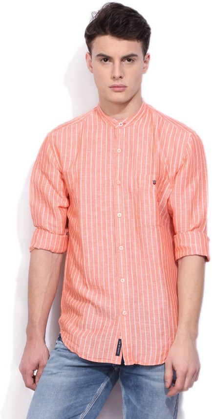 LP LOUIS PHILIPPE Men Striped Casual 
