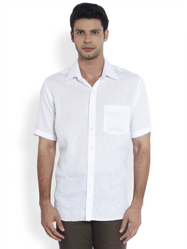 Colorplus Men Solid Casual White Shirt Buy White Colorplus Men Solid Casual White Shirt Online At Best Prices In India Flipkart Com
