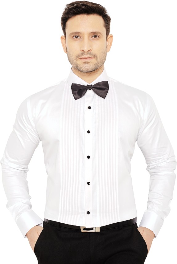 white shirt for men with tie